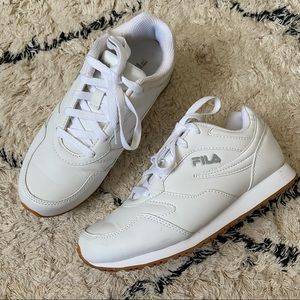 Fila white sneakers